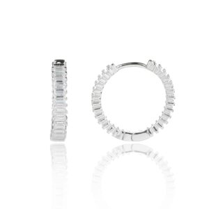 עגיל LOZ035-1-כסף-כסף