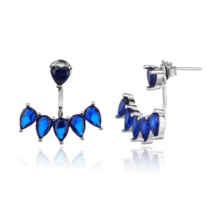 עגיל כחול 1-LOZ1692