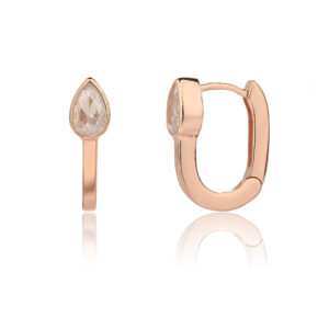 עגיל ZSI645-2-רוז גולד-רוז גולד